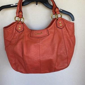 Coach coral bag